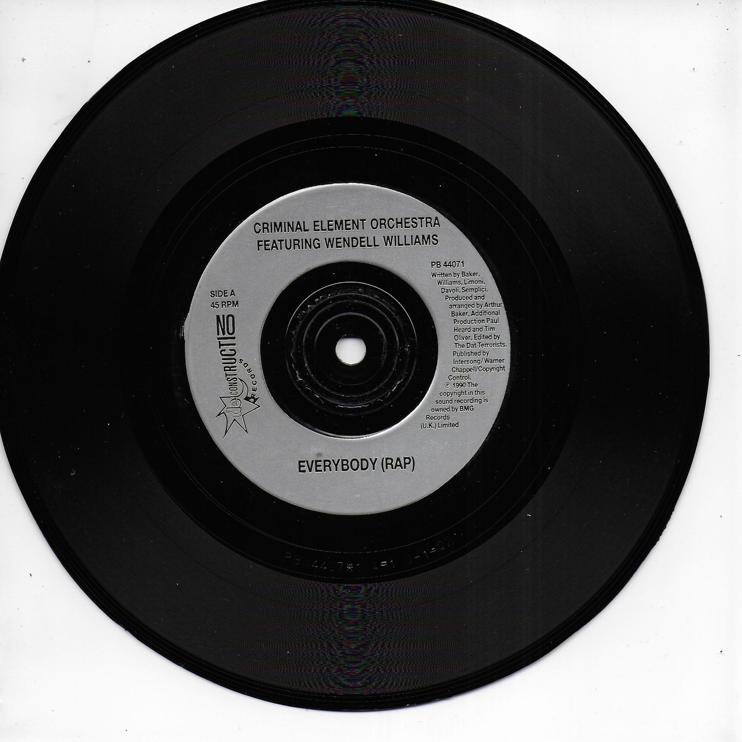 The Criminal Element Orchestra feat. Wendell Williams - Everybody (Rap) (Engelse uitgave)