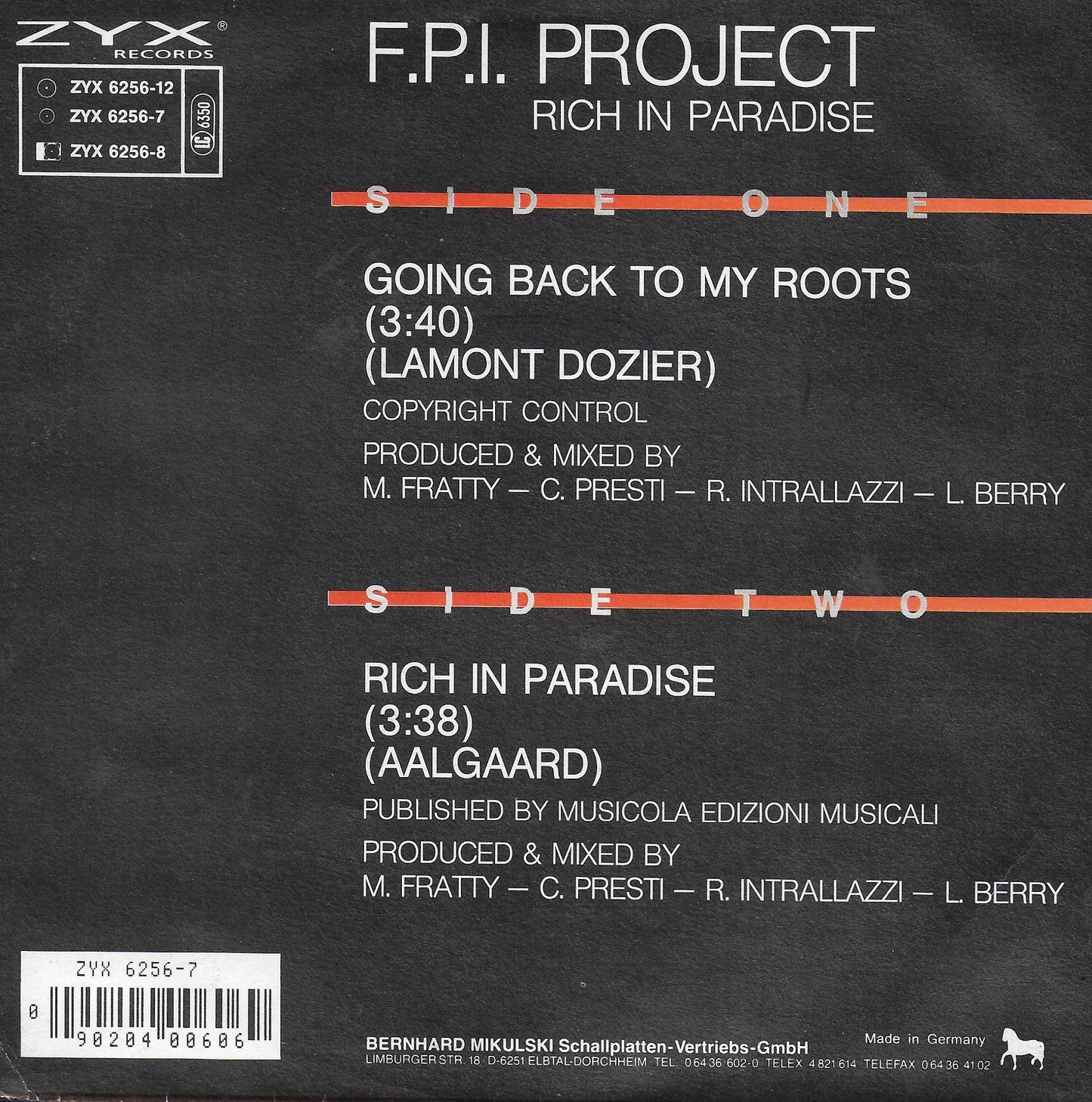 FPI Project presents Rich in Paradise - Going back to my roots (Duitse uitgave)