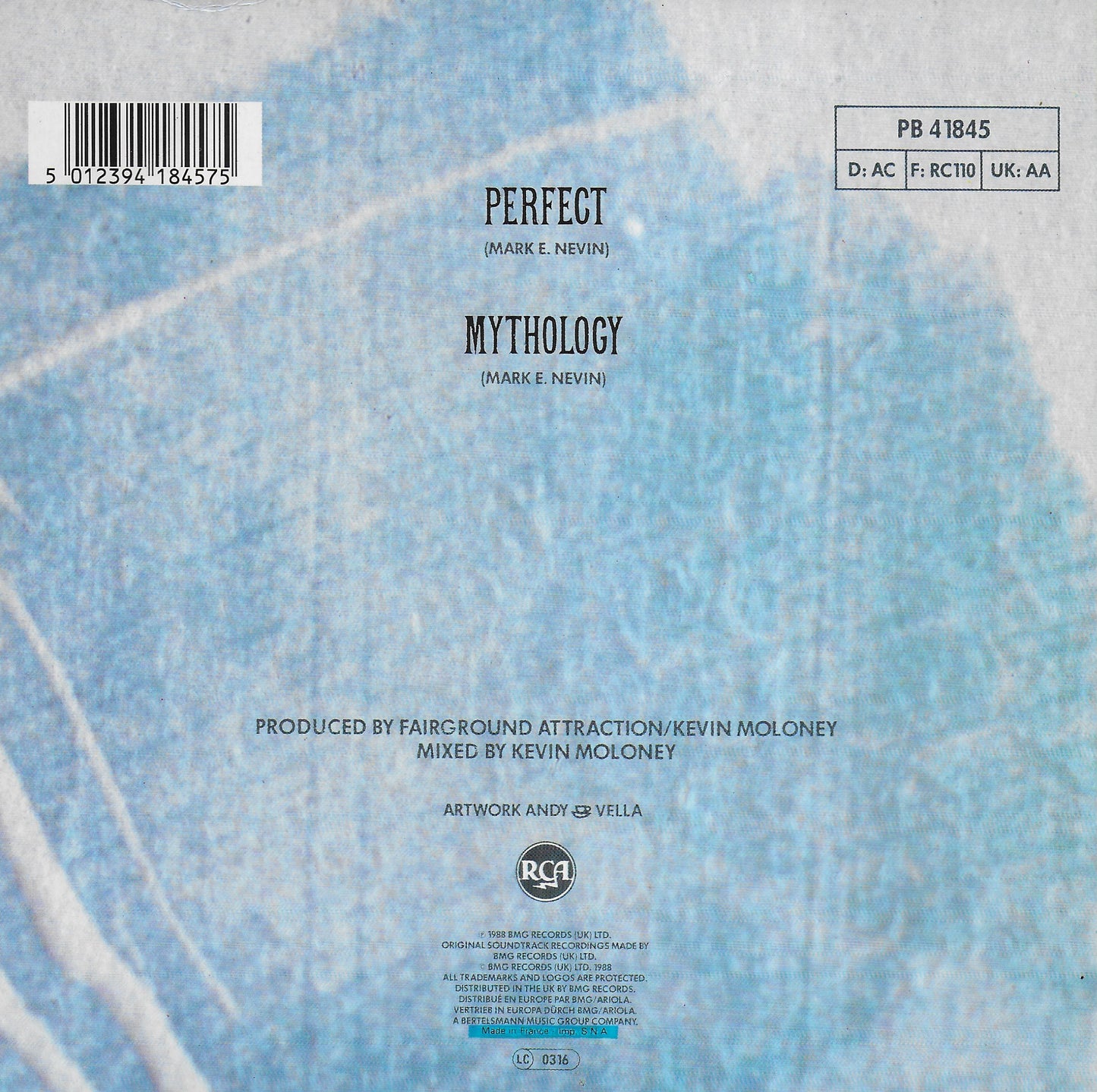 Fairground Attraction - Perfect (Franse uitgave)