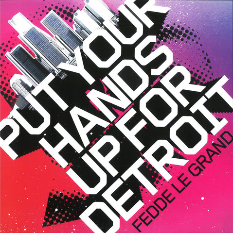 Fedde Le Grand - Put your hands up for Detroit (Blue marbled vinyl) (12" Maxi Single)