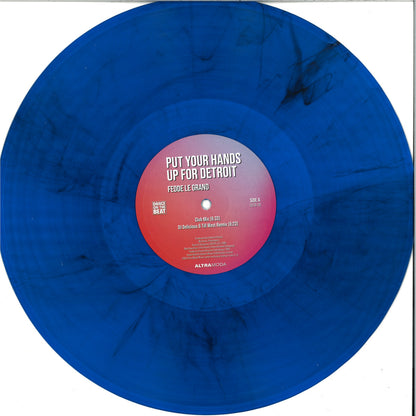 Fedde Le Grand - Put your hands up for Detroit (Blue marbled vinyl) (12" Maxi Single)