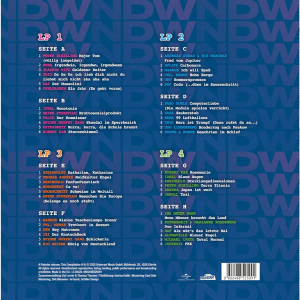 Various - Fetenhits | Neue Deutsche Welle (4LP)