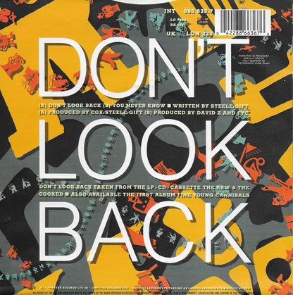 Fine Young Cannibals - Don't look back (Europese uitgave)