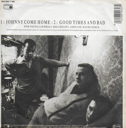 Fine Young Cannibals - Johnny come home (Duitse uitgave)