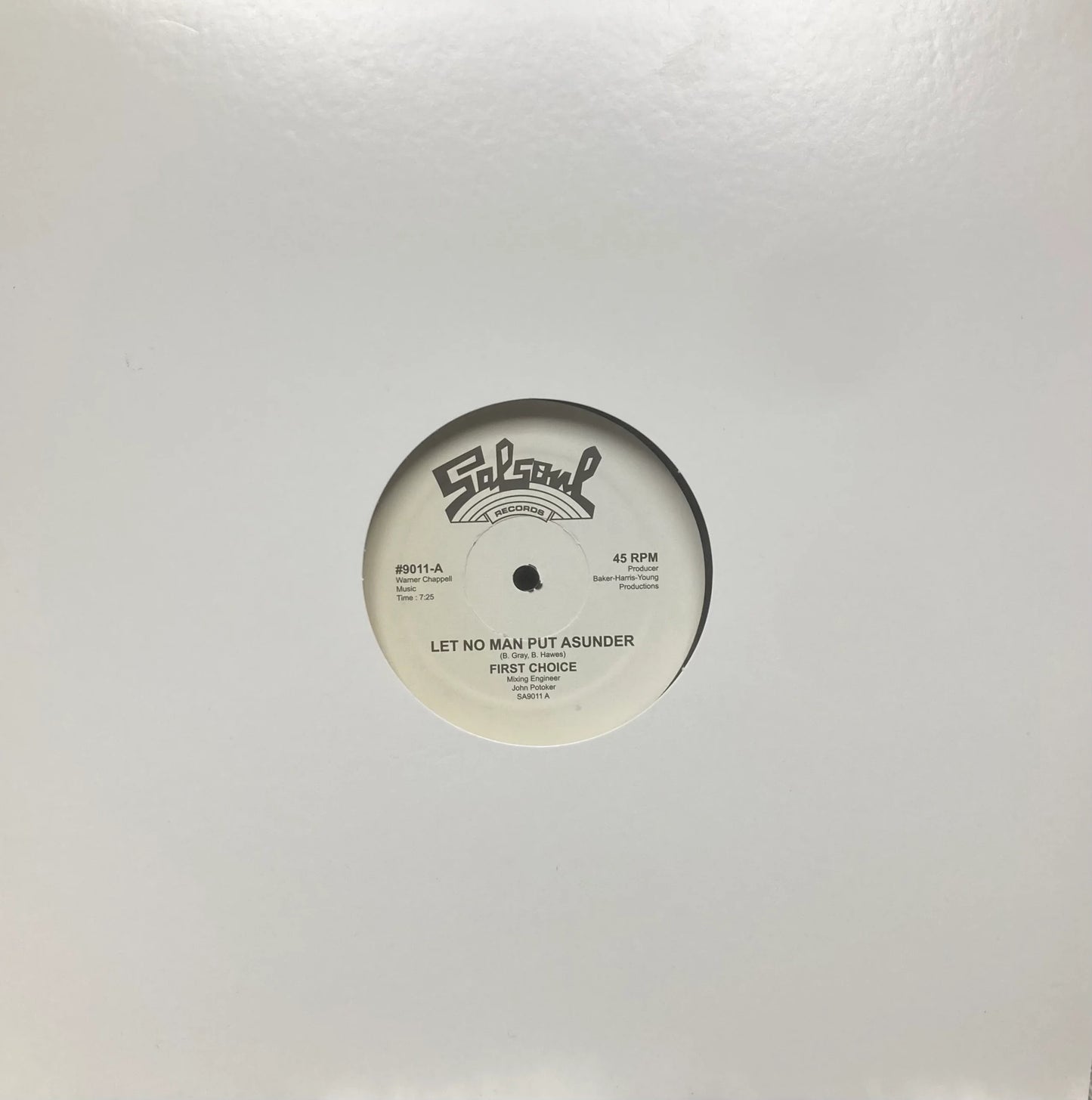 First Choice - Let no man put asunder (12" Maxi Single)