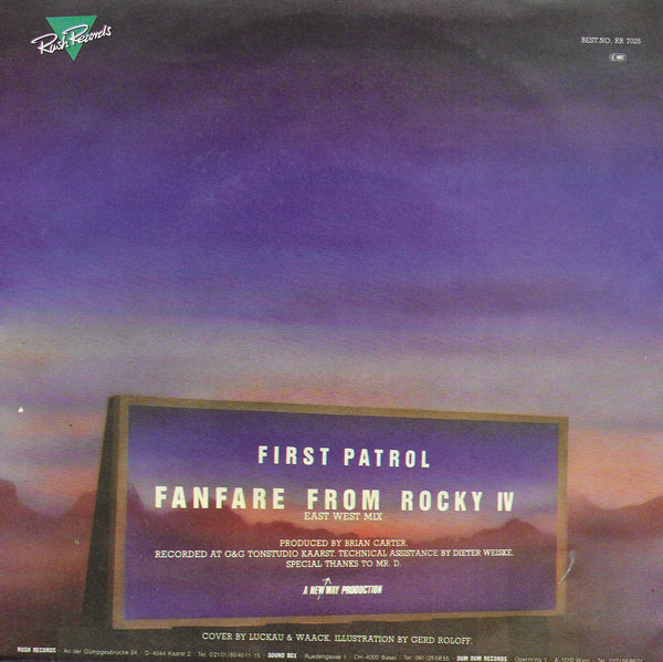 First Patrol - War / Fanfare from Rocky IV (Duitse uitgave)