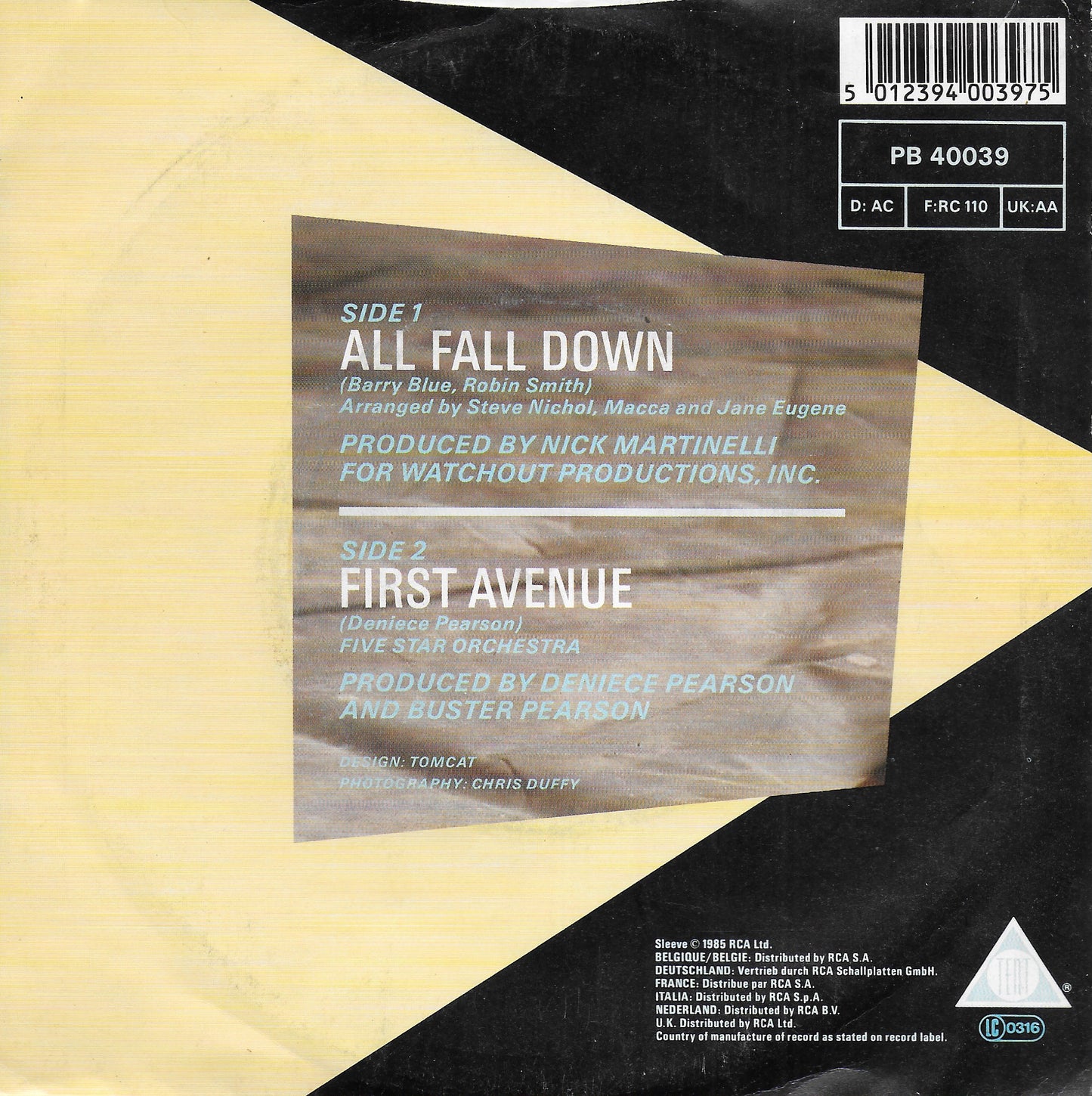 Five Star - All fall down (Engelse uitgave)