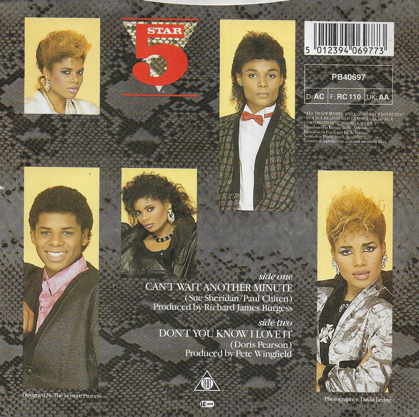 Five Star - Can't wait another minute (Engelse uitgave)