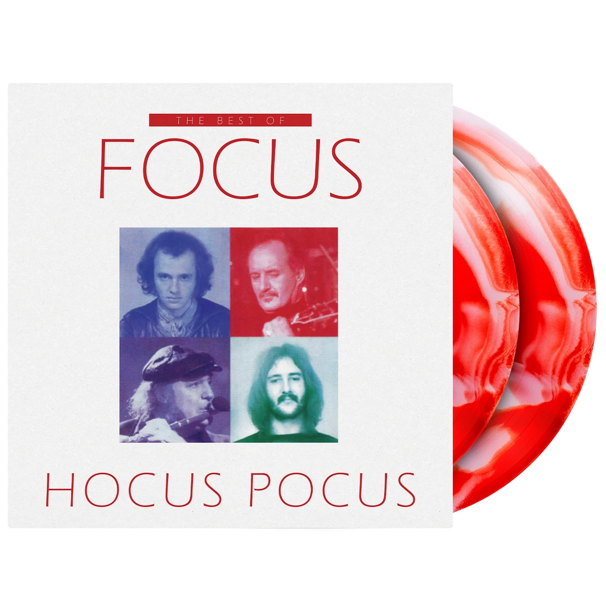 Focus - Hocus Pocus | The Best Of (Limited red & white swirled vinyl) (2LP)