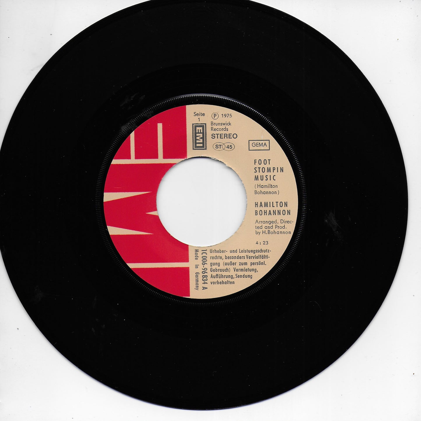 Hamilton Bohannon - Foot stompin' music (Duitse uitgave)