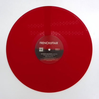 French Affair - My heart goes boom la di da da (Red vinyl) (12" Maxi Single)