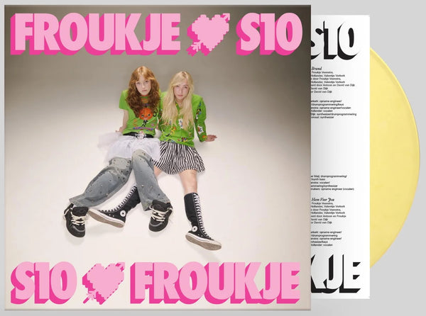 Froukje & S10 - Froukje Loves S10, S10 Loves Froukje (Lemon ice cream vinyl) (LP)