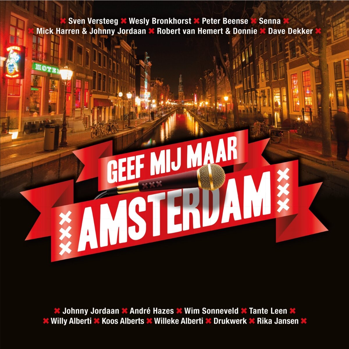 Various - Geef Mij Maar Amsterdam (Red vinyl) (LP)