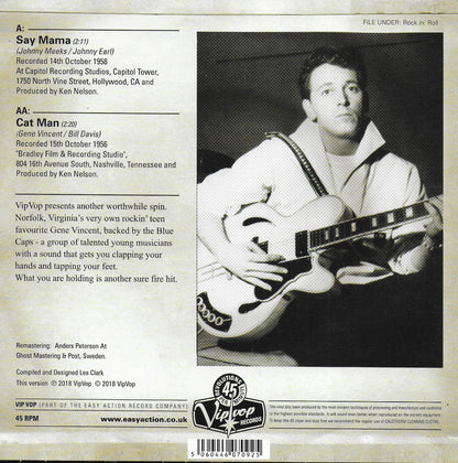 Gene Vincent and his Blue Caps - Say mama / Cat man