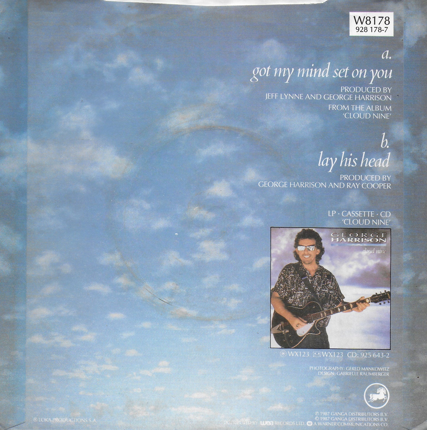 George Harrison - Got my mind set on you (Engelse uitgave)