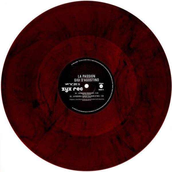 Gigi D'agostino - La Passion (Limited transparent red vinyl) (12" Maxi Single)