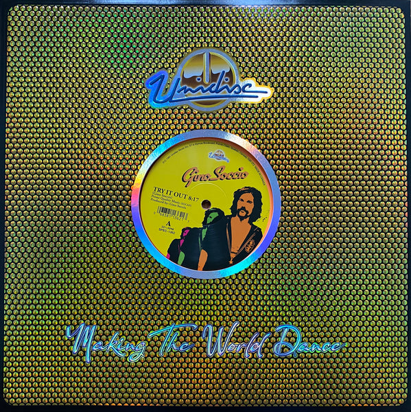 Gino Soccio - Try it out (Florescent orange vinyl with swirl (12" Maxi Single)