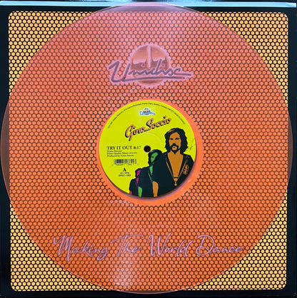 Gino Soccio - Try it out (Florescent orange vinyl with swirl (12" Maxi Single)
