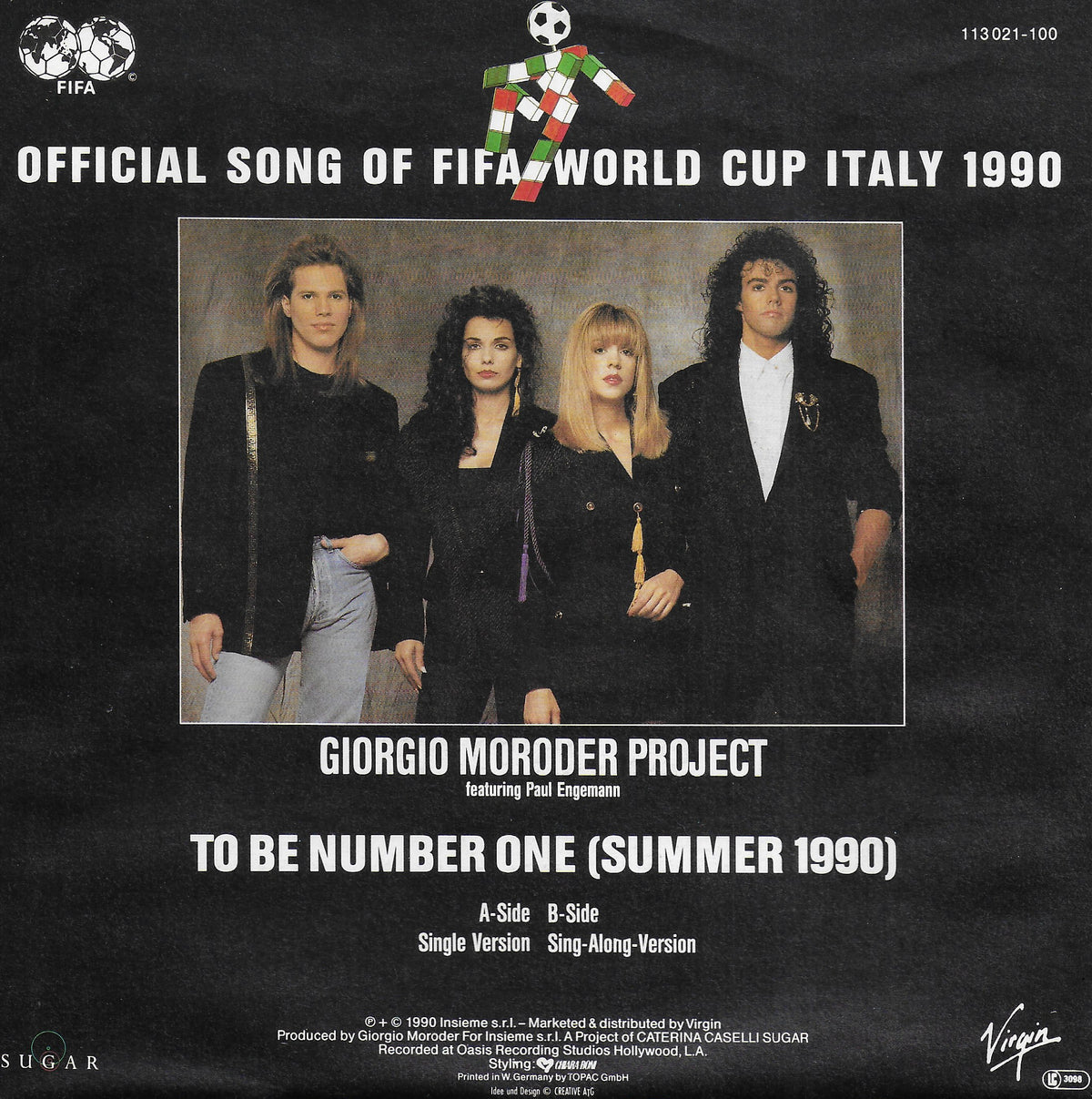 Giorgio Moroder Project featuring Paul Engemann - To be number one (Summer 1990)