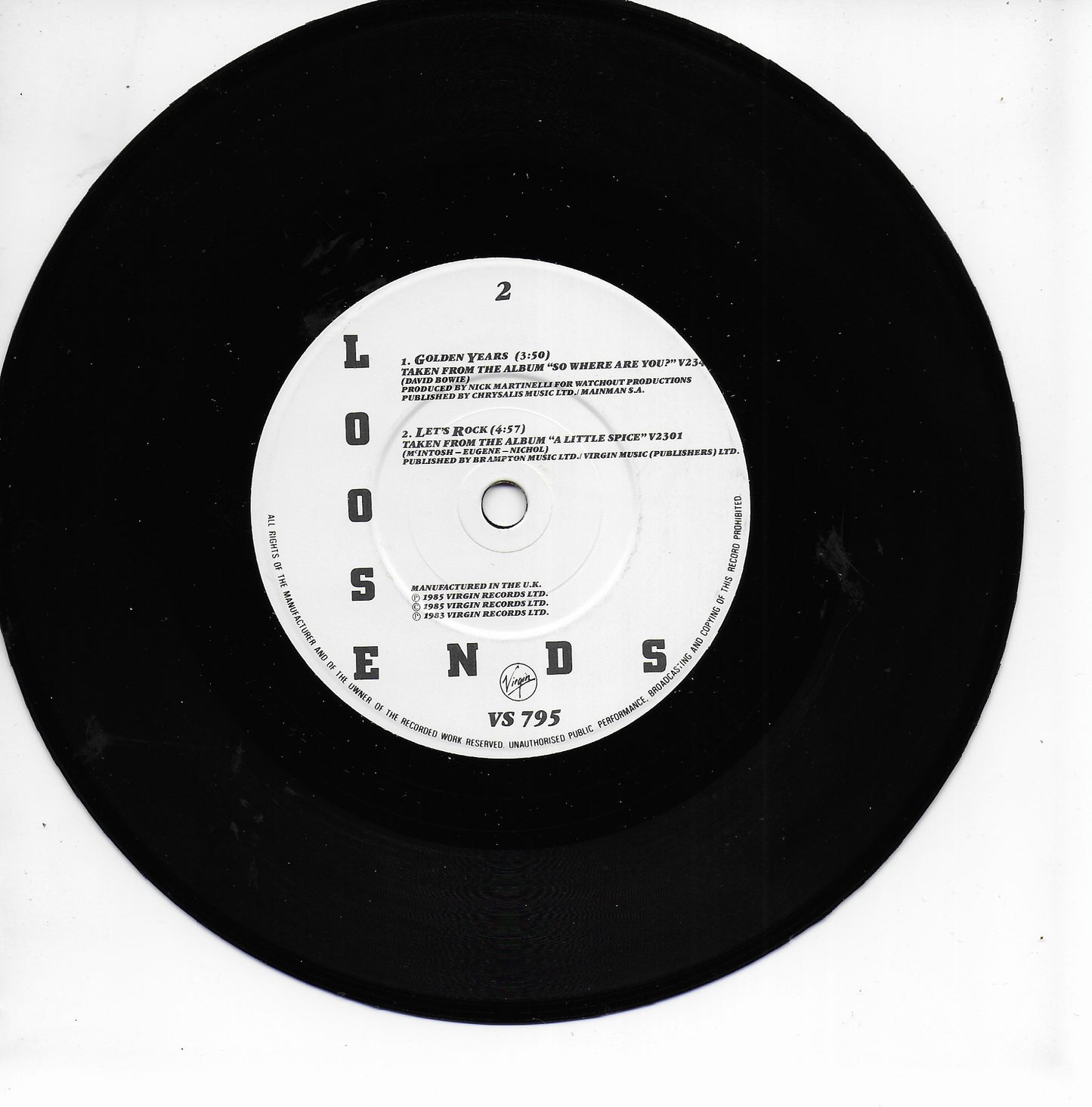 Loose Ends - Golden years (Engelse uitgave, limited edition poster bag)
