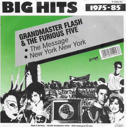 Grandmaster Flash & The Furious Five - The message / New York New York (Duitse uitgave)