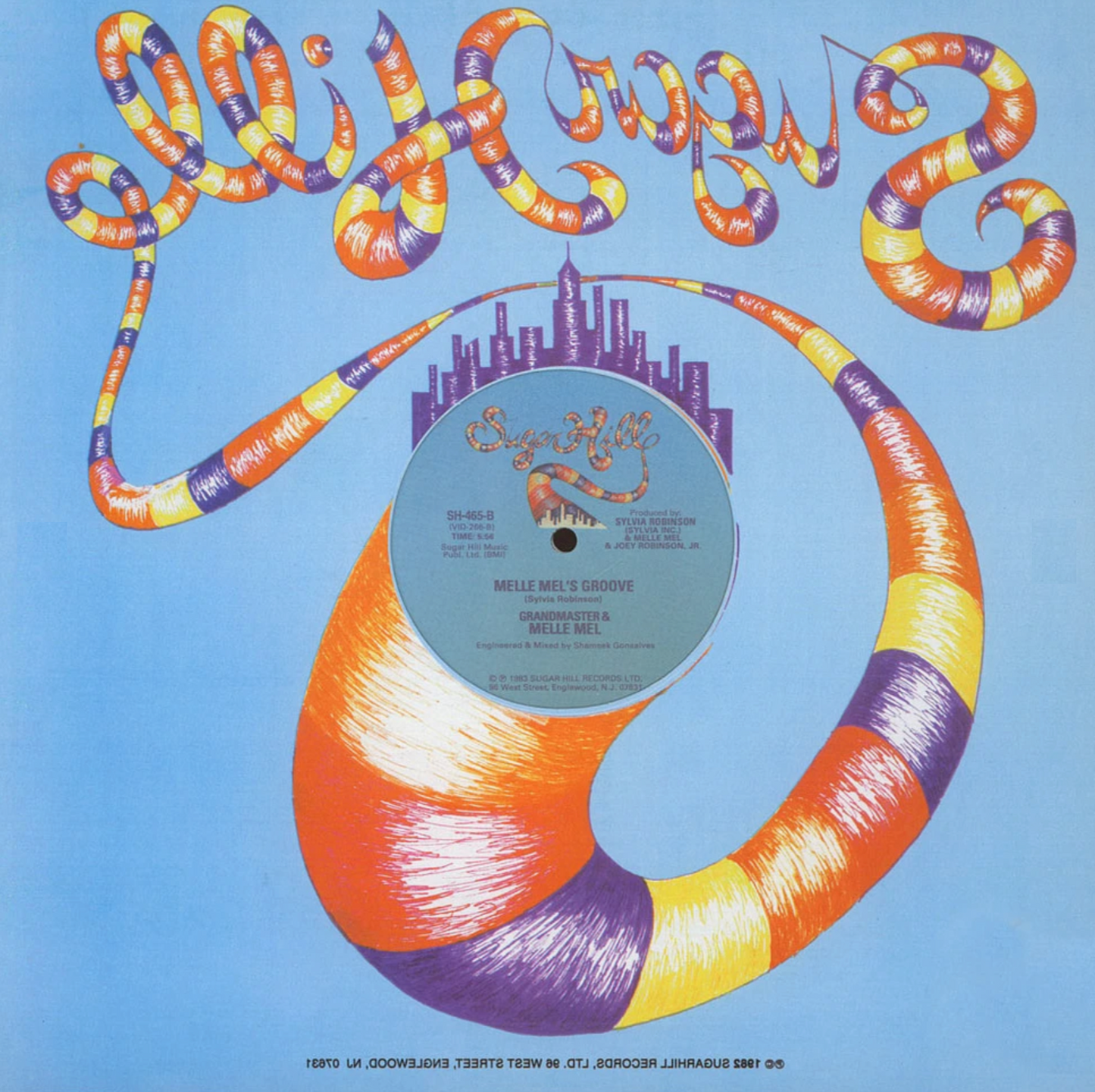 Grandmaster & Melle Mel - White lines (don't don't do it) (12" Maxi Single)