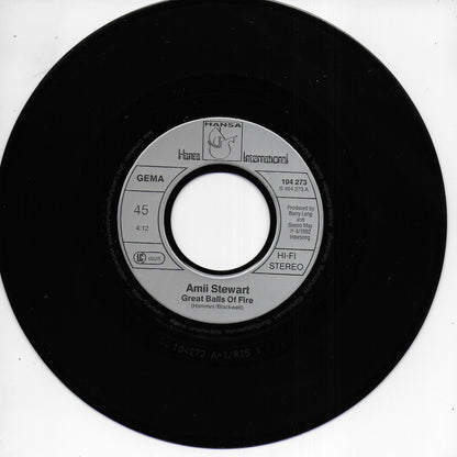 Amii Stewart - Great balls of fire (Duitse uitgave)