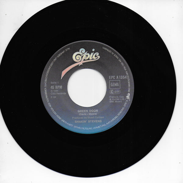 Shakin' Stevens - Green door (Duitse uitgave)