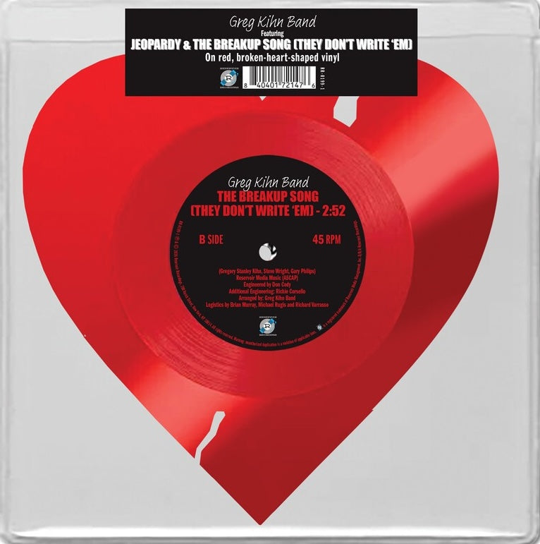 Greg Kihn Band - Jeopardy (Red broken heart shaped vinyl)