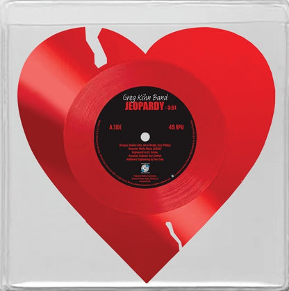 Greg Kihn Band - Jeopardy (Red broken heart shaped vinyl)