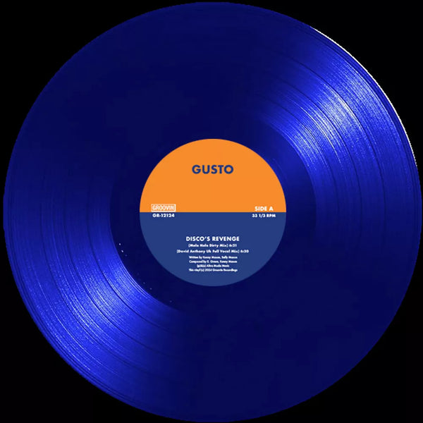 Gusto - Disco's revenge (Translucent blue vinyl) (12" Maxi Single)