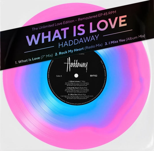 Haddaway - What is love (The unlimited love edition, coloured vinyl) (10" vinyl)