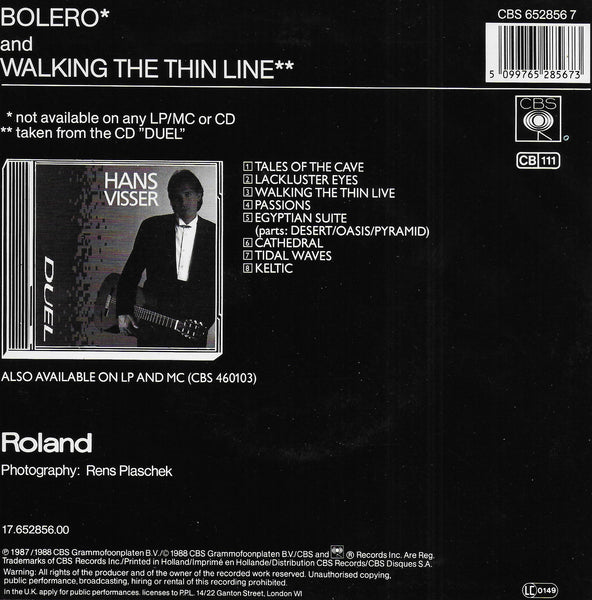 Hans Visser - Bolero