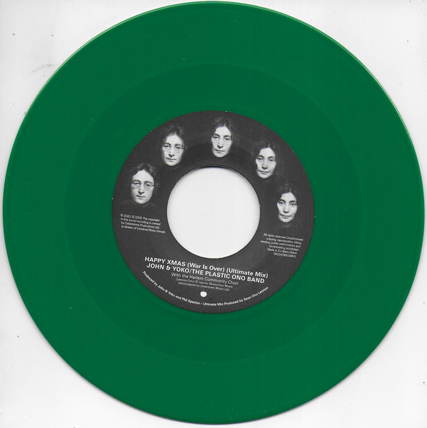 John & Yoko and The Plastic Ono Band - Happy Xmas (war is over) (Green vinyl)