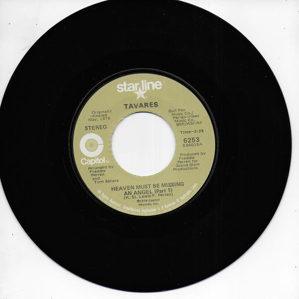 Tavares - Heaven must be missing an angel