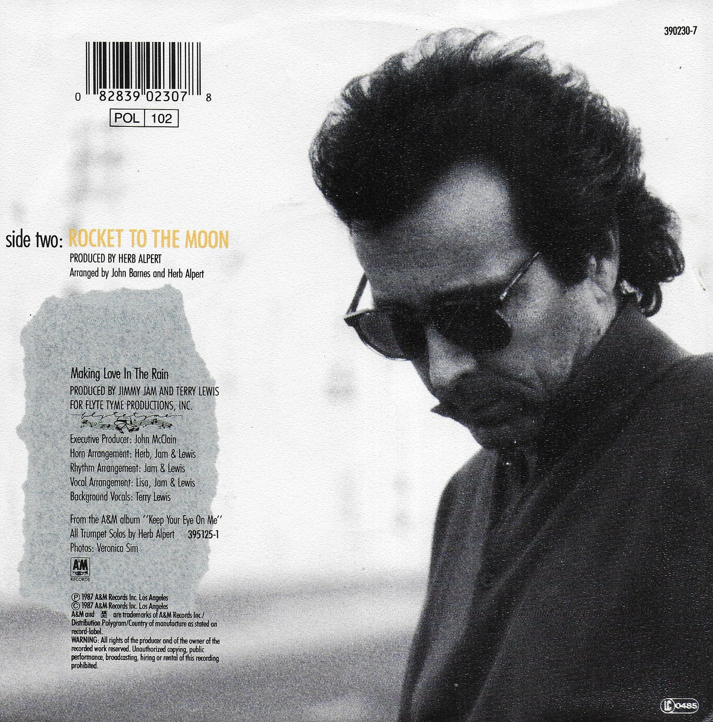 Herb Alpert feat. Lisa Keith - Making love in the rain (Duitse uitgave)