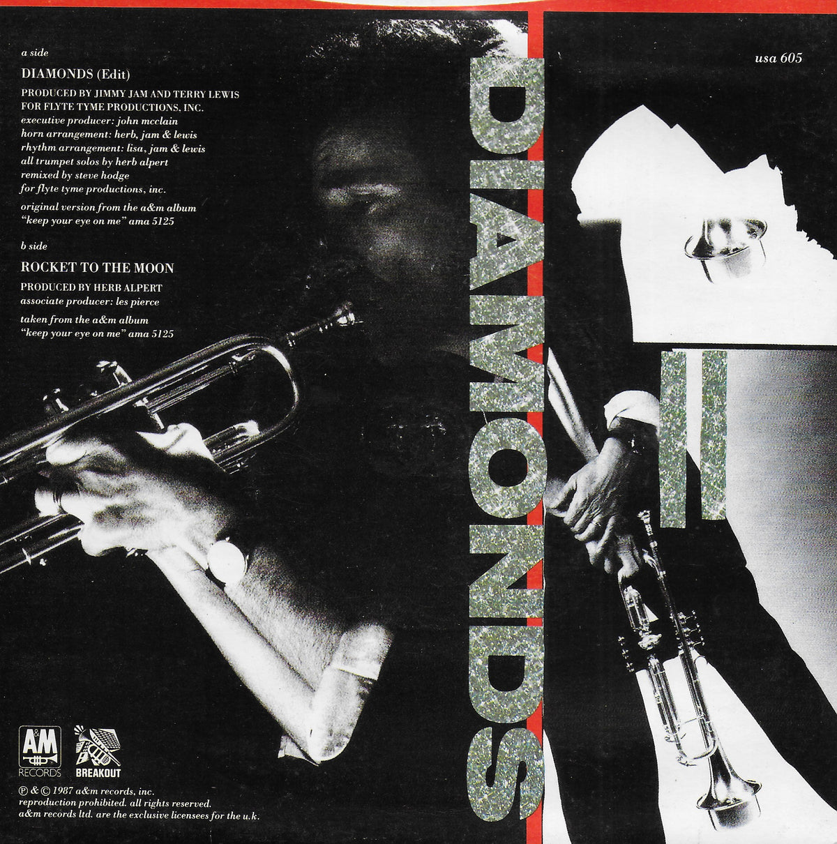 Herb Alpert ft. Janet Jackson - Diamonds (Engelse uitgave)