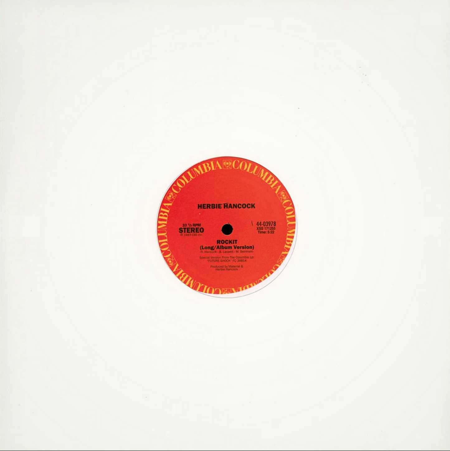 Herbie Hancock - Rock it (12" Maxi Single)