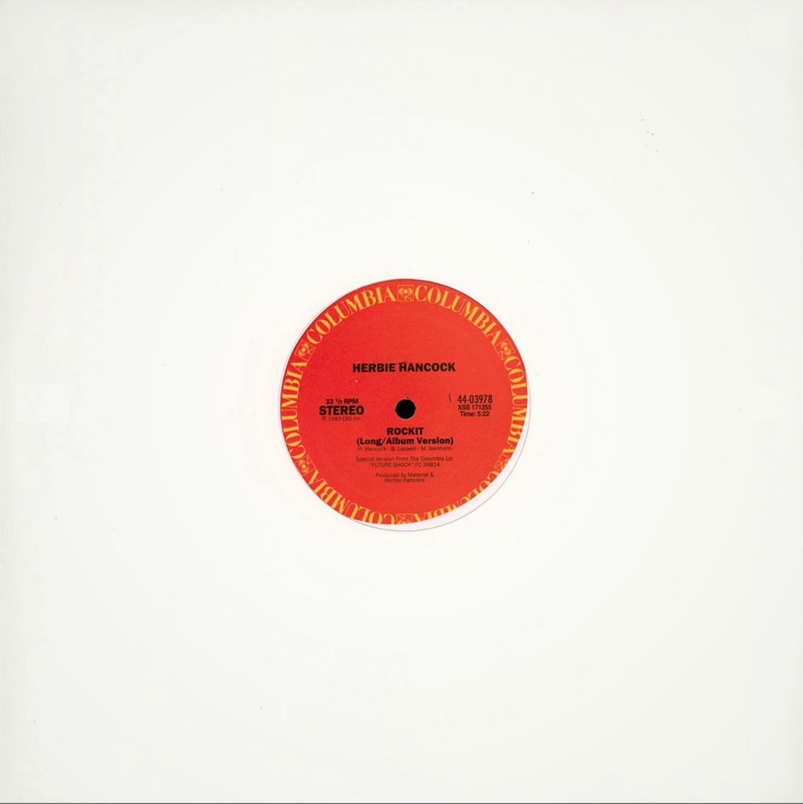 Herbie Hancock - Rock it (12" Maxi Single)