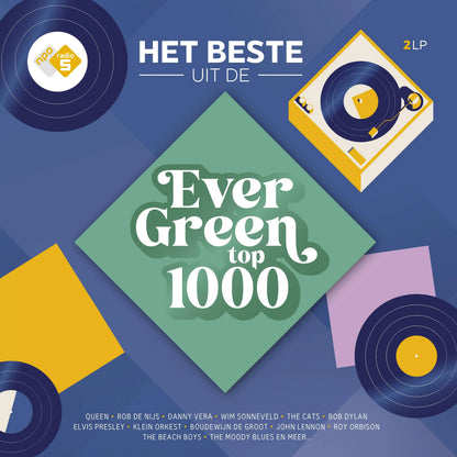Various - Het Beste Uit De Evergreen Top 1000 (Green vinyl) (2LP)