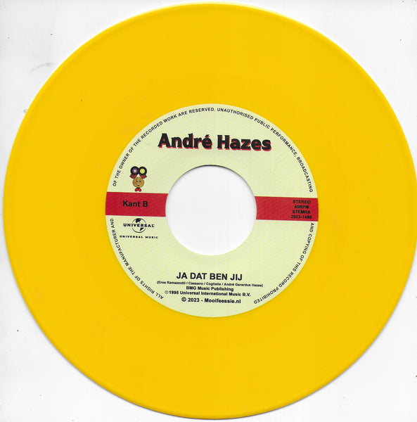 André Hazes - Het laatste rondje / Ja dat ben jij (Limited yellow vinyl)