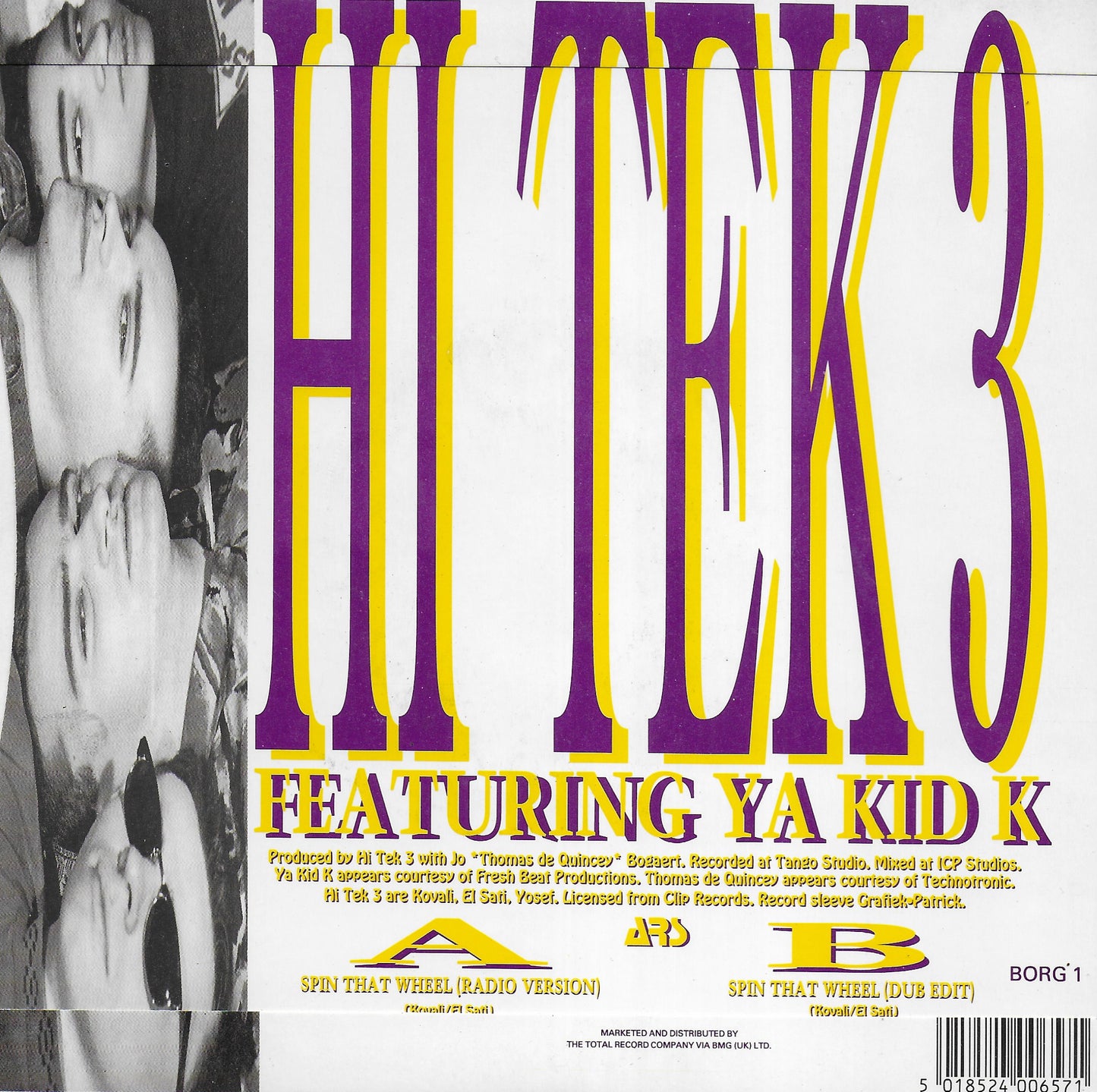 Hi Tek 3 ft. Ya Kid K - Spin that wheel (Engelse uitgave)