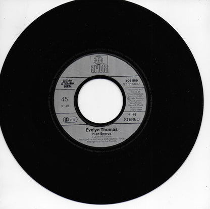 Evelyn Thomas - High energy (Europese uitgave)