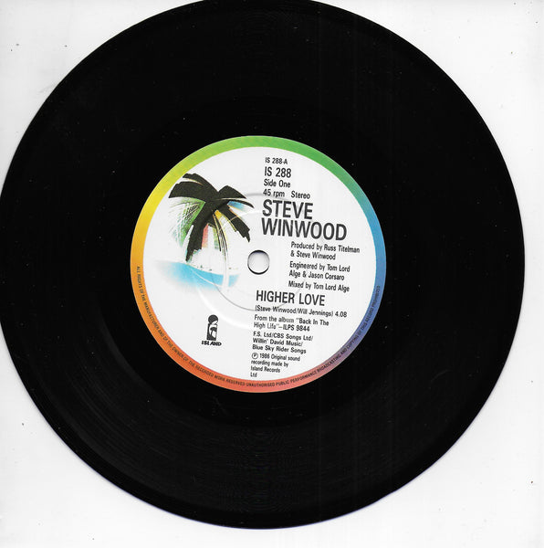 Steve Winwood - Higher love (Engelse uitgave)