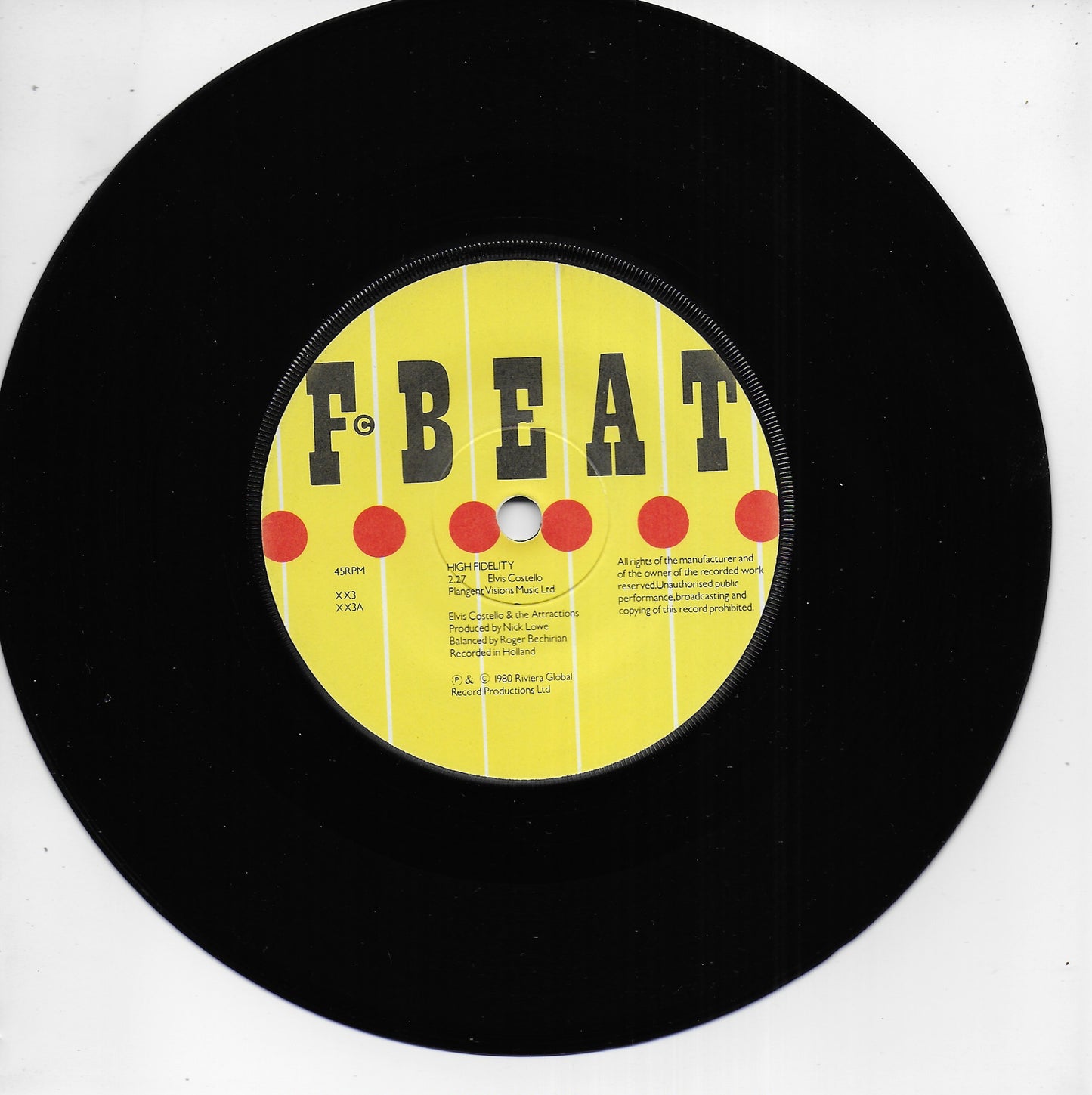 Elvis Costello & the Attractions - High fidelity (Engelse uitgave)
