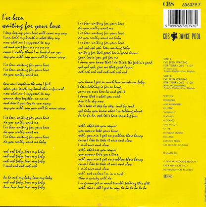 Hithouse - I've been waiting for your love (Europese uitgave)