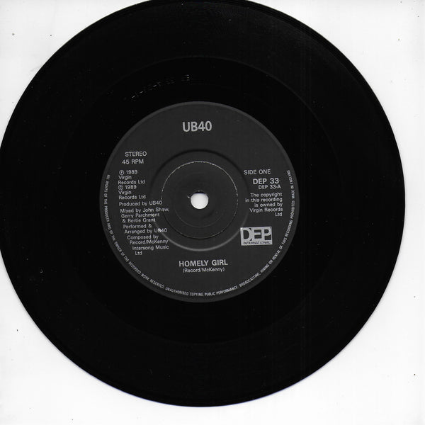 UB 40 - Homely girl (Engelse uitgave)