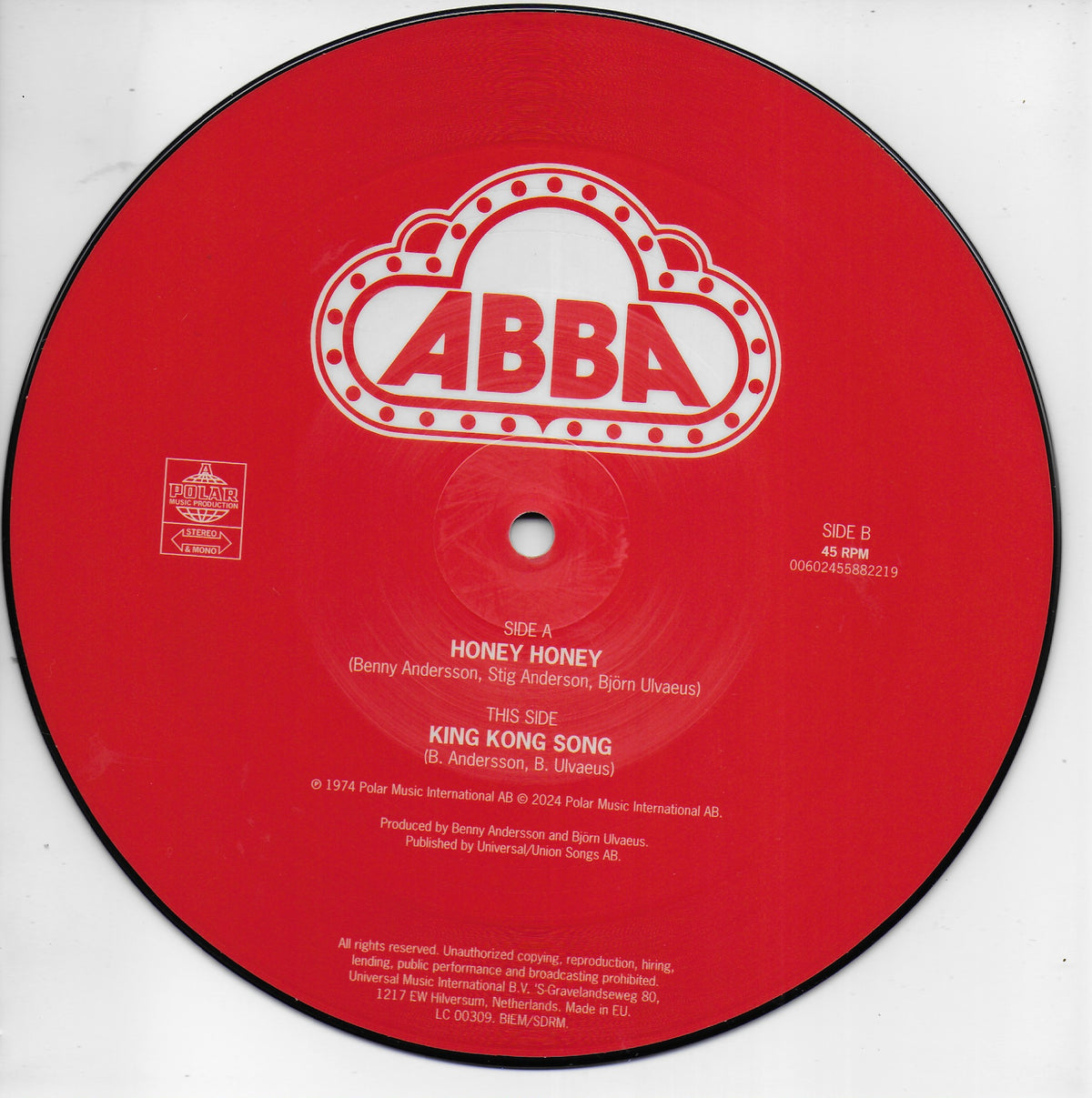 Abba - Honey Honey (50th Anniversary picture disc)