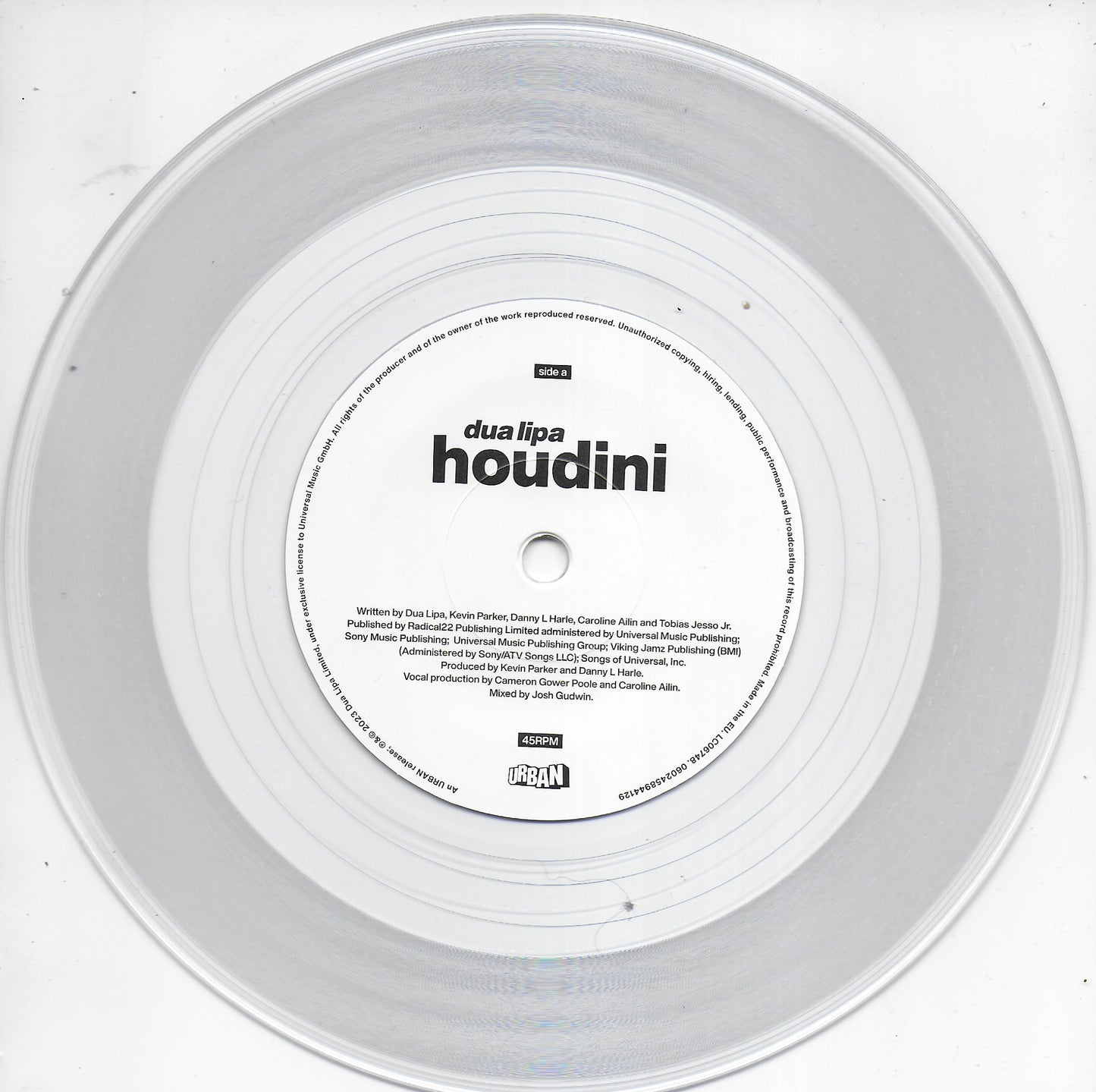 Dua Lipa - Houdini (Limited clear vinyl)