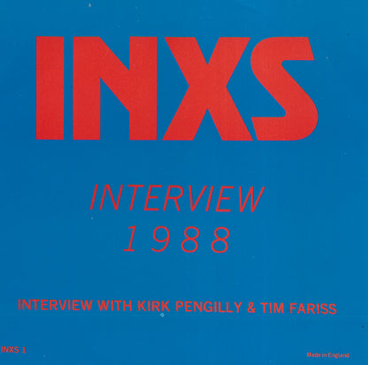 INXS - Interview with Kirk Pengilly & Tim Farriss 1988 (Picture disc)